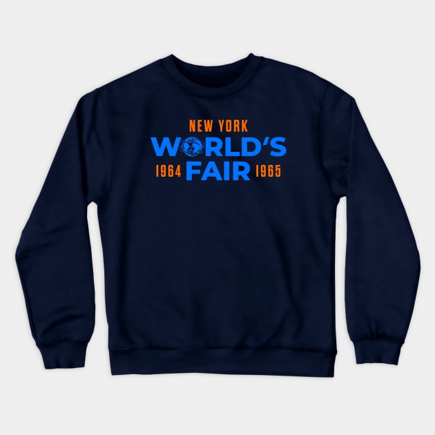 1964 1965 New York World's Fair Unisphere Letter Crewneck Sweatshirt by DMSC